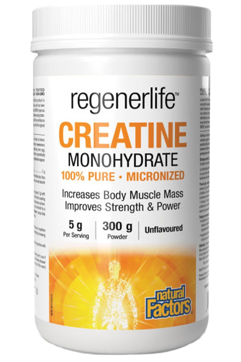 REGENERLIFE Creatine Monohydrate (Unflavoured - 300 gr)