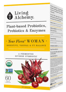 LIVING ALCHEMY Your Flora - Woman (60 vegan caps)