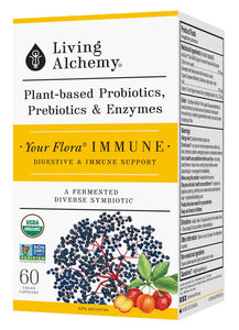 LIVING ALCHEMY Your Flora - Immune (60 vegan caps)