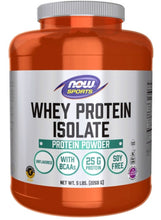 Load image into Gallery viewer, NOW SPORTS Whey Protein Isolate (Unflavoured - 2.2 kg)
